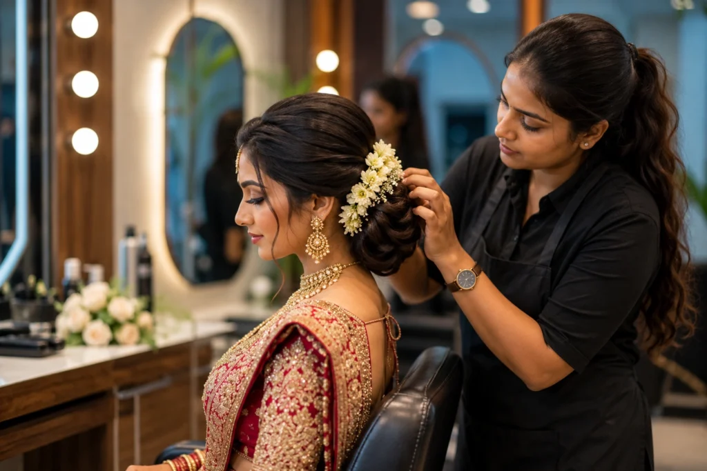 bridal makeup from best salon in kochi